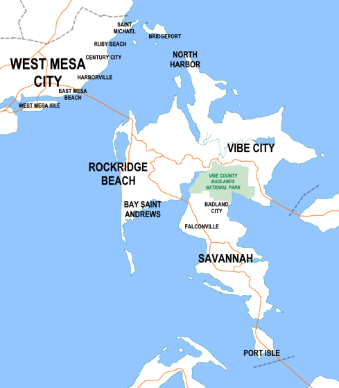 Map of Vibe County
