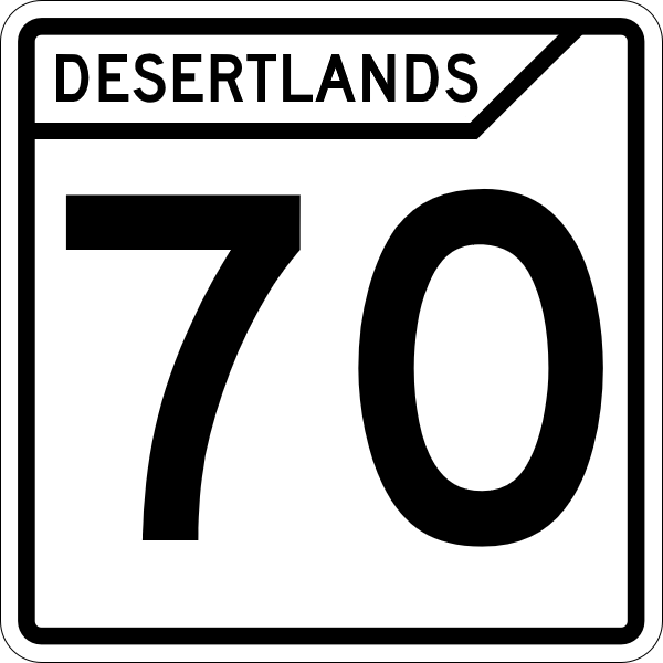 Desertlands Highway 70