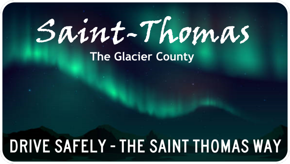 Saint-Thomas Welcome Sign